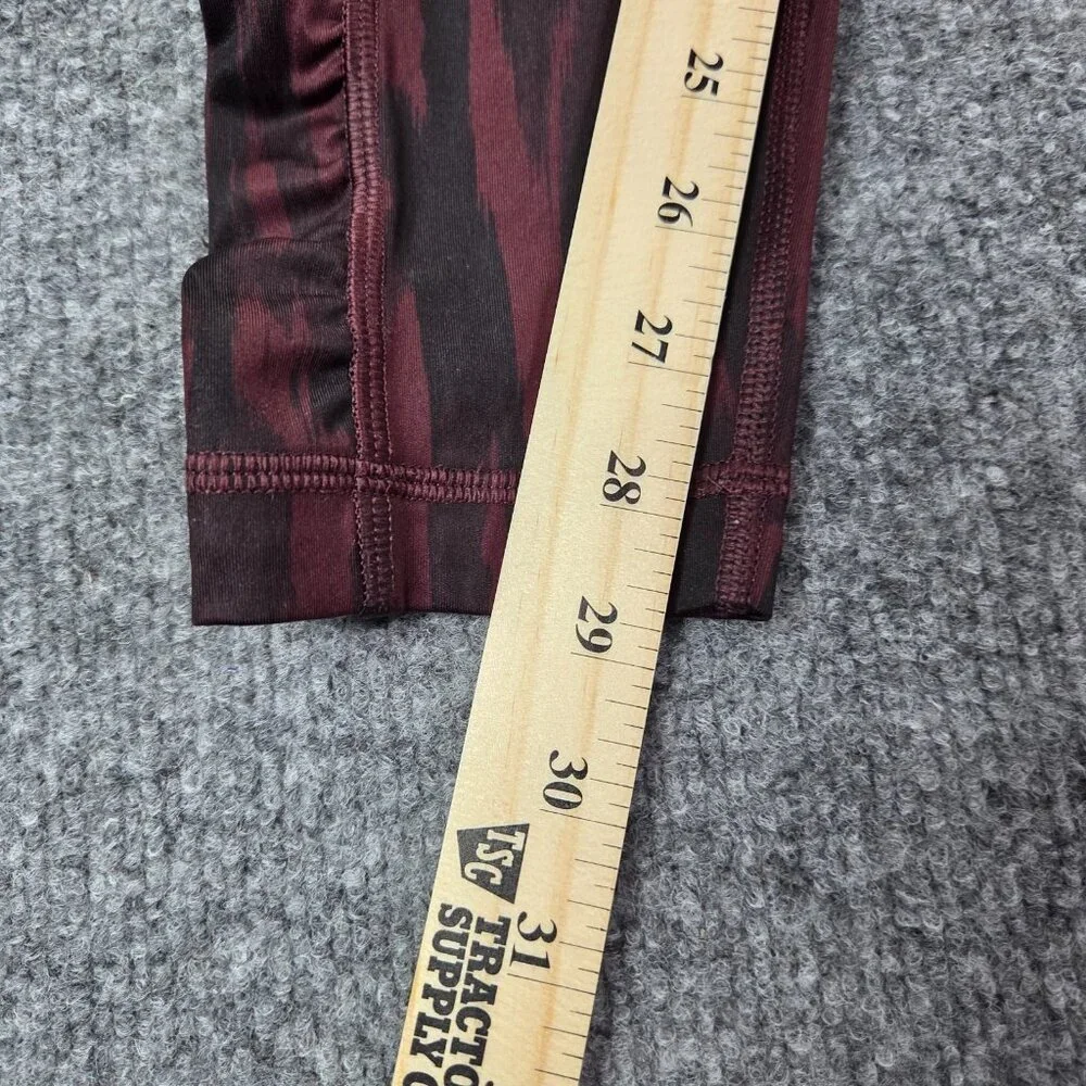Lululemon Speed Tight IV Leggings Womens 4 Painted Animal Bordeaux Black Running